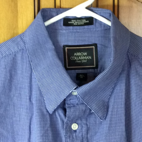 FINAL SALE PRICE Arrow Casual Button Down Shirt in Size 16.5 / 33 - Picture 2 of 8